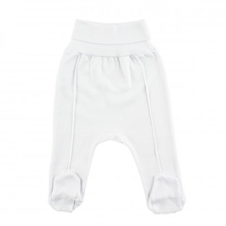 Бебешки ританки с ръб от памучен рипс