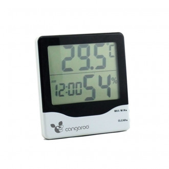 Термометър с дигитален часовник и хидрометър 1