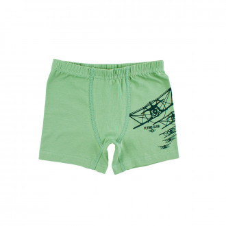 Боксер в пастелно зелено ,,Полет" за момчета 