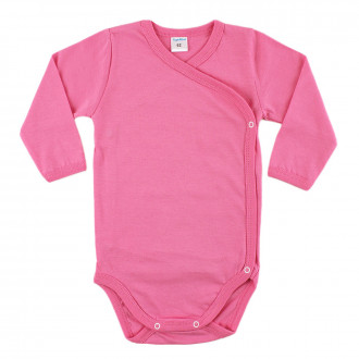 Боди от памучен сингъл в розово