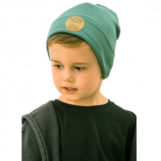 Трикотажна детска шапка от памучен рипс