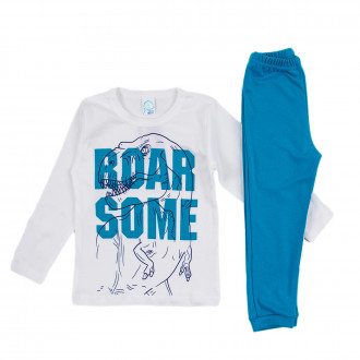 Детска памучна пижама "Roar some" 1