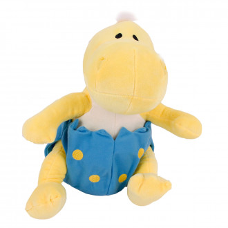 Плюшен динозавър в жълто 32 см.