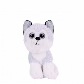 Плюшено куче с брокатени уши 23 см.