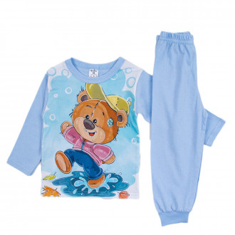 Памучна пижама за момчета "Bear boy" 1