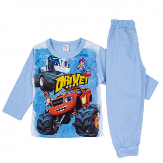 Памучна пижама за момчета с анимационен герой "Drive" 1