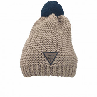 Зимна шапка за момчета " Polar bear" в кафяво