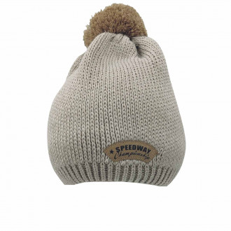 Зимна шапка за момчета  "Speedway" в бежово