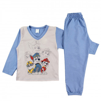 Детска памучна пижама за момчета 1