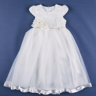 Детска официална рокля "Анастасия" в екрю (2 - 5 год.) 1