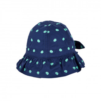 Детска лятна шапка за момичета с листенца 1