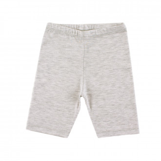 Късо клинче в светлосив меланж 