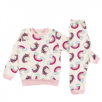 Детска памучна пижама "Unicorn" 1