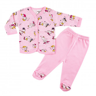 Бебешки комплект от памучен интерлок 