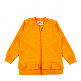 Детски суичер в цвят портокал 