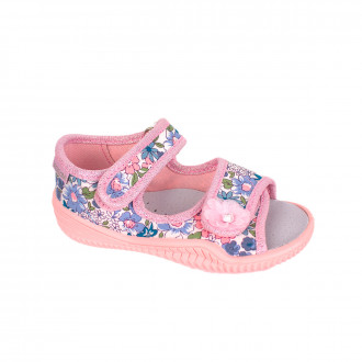 Анатомични дишащи текстилни сандали "Flowers"