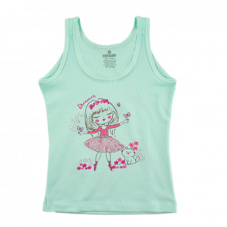 Детски потник в цвят мента  ,,Мечти"