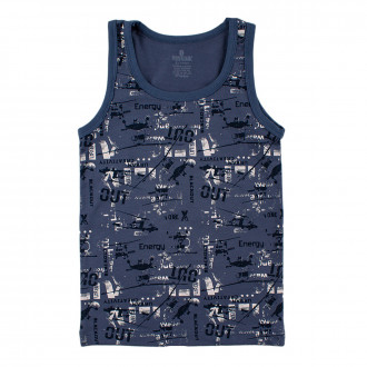 Детски потник в цвят деним ,,Хеликоптер"