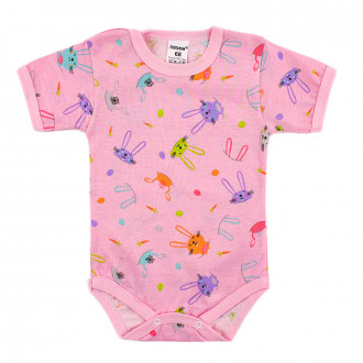 Боди с къс ракав "Rabbits"