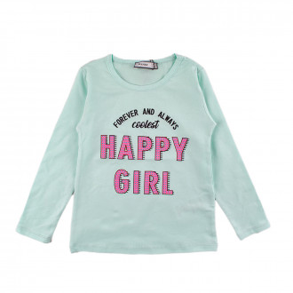 Блуза в светлосин цвят  за момичета