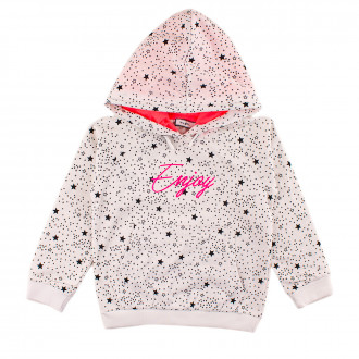 Суичер с щампиран десен за момичета 