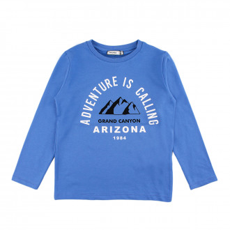 Блуза в син цвят за момчета