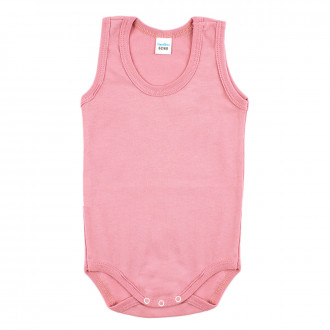 Боди-потник в светлолилав цвят 