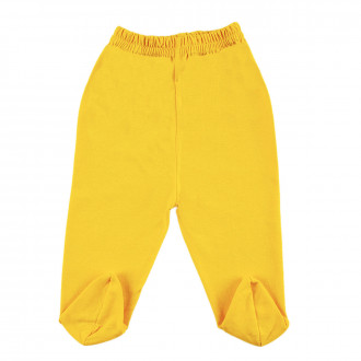 Ританки в жълт цвят от памучна материя