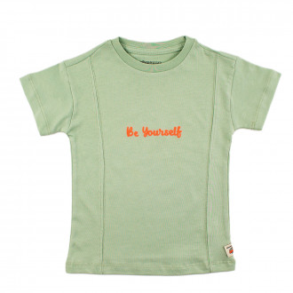 Тениска в млечнозелен цвят за момчета