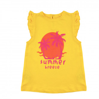 Детски потник в жълто за момичета