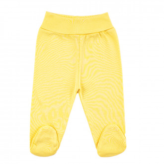 Ританки от памучна материя в жълт цвят