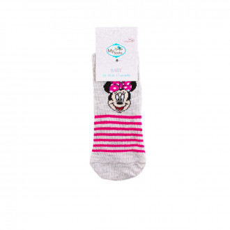 Бебешки къси чорапи за момичета с анимационен герой