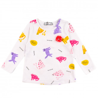 Блуза за момичета "Cats"