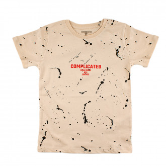 Тениска в бежов цвят за момчета