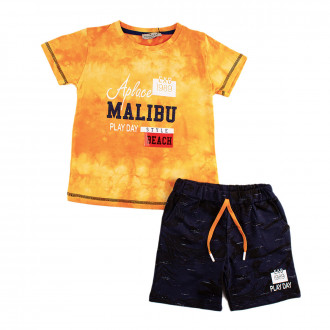 Комплект за момчета "Malibu" в оранжево 1