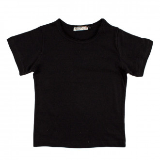 Тениска  за момичета в черен цвят
