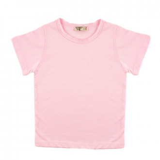 Тениска в светлорозов цвят за момичета 
