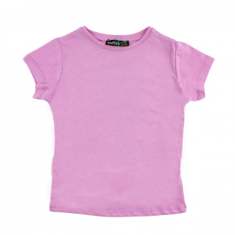 Тениска в светлолилав цвят за момичета