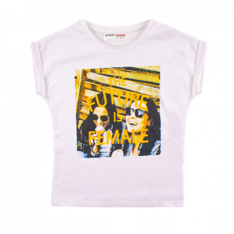 Детска тениска "The future" за момичета 