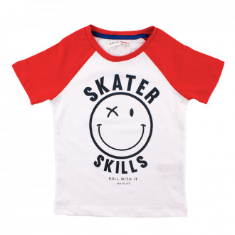 Детска тениска за момчета "Skater skills"