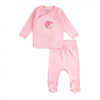 Бебешки комплект за момичета "Таралежче"