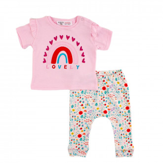 Бебешки летен комплект за момичета 