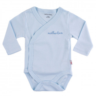 Боди от памучен рипс с предно закопчаване "Mother love"