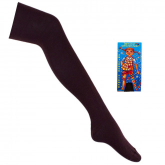 Памучен чорапогащник в кафяво