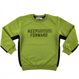 Блуза за момчета в свежозелен цвят