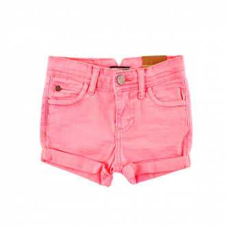 Къси панталонки за момичета в електриково розово 1
