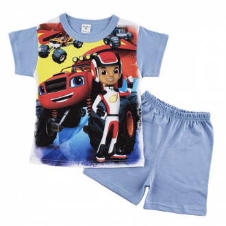 Детска лятна пижама за момчета с герой