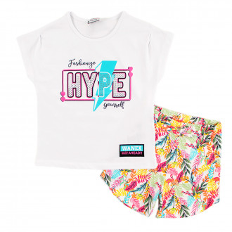 Детски летен комплект за момичета  "Hype"