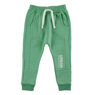 Леко ватирано долнище в цвят мента за момчета