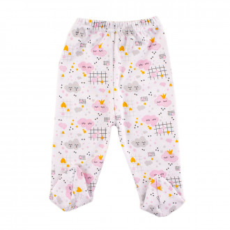 Бебешки ританки от памучен интерлок "Clouds"